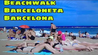 🇪🇸 SUMMER VIBES !! ….BEACH WALK BARCELONETA BARCELONA 19 TH SEPT 2021 .