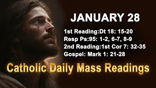 Catholic Daily Mass Readings for today I Sunday January 28 2024