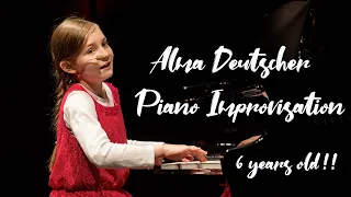 (Transcription) Alma Deutscher - Piano Improvisation (6 years old)