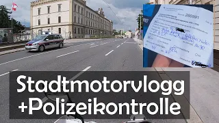 POLIZEI Geld geben, gar kein Bock I Stadtmotorvlogg + POLIZEI #aprillia