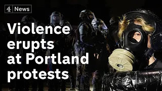 Democrats and Republicans blame each other over Portland unrest