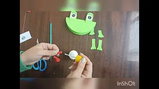 Поробка для дітей "Веселе жабеня" Дизайн і технології.