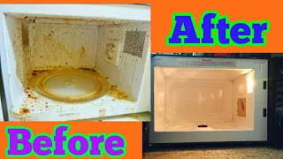 DIY HOW TO EASILY CLEAN MICROWAVE | MICROWAVE CLEANING ROUTINE | EAT MICROWAVE CLEANING | FoodyMomm