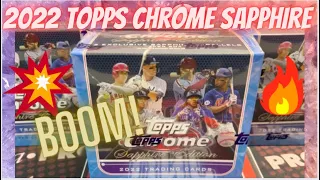 💥2022 Topps Chrome Sapphire 🔥 Big Pulls from our Hobby Box!