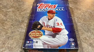 OPENING A HOBBY BOX OF 2012 TOPPS BASEBALL CARDS! (Throwback Thursday)