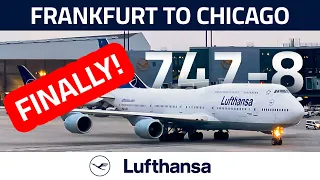 Lufthansa Boeing 747-8 Frankfurt to Chicago