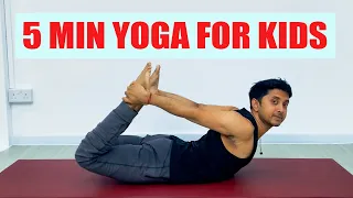 Kids Can't Focus? Try this 5 Min Yoga!