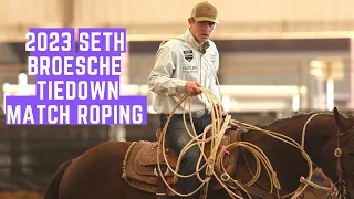 Cole Clemons vs Nick Achille | 2023 Seth Broesche Memorial Match Calf Roping