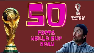 50 FACTS WORLD CUP DRAW QATAR 2022 - Canada USA England France Argentina Portugal Germany Much More