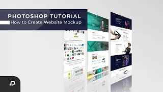 How  to Create Website Mockup in Photoshop CC 2020? Photoshop Tutorial