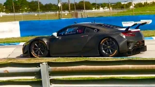 Acura 2017 NSX GT3 Shank-real time testing Sebring