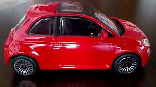 Bburago Street Fire Fiat 500 Model 1/43