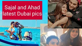 Sajal Ali and Ahad raza mir at dubai after their wedding