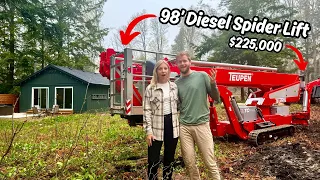 Removing 55 DEAD TREES From Our Cabin In the Woods - Using EXPENSIVE Equipment to Protect Our Home