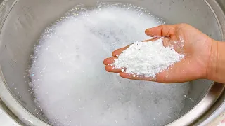 The sink is blocked, just sprinkle it and you can clear it immediately