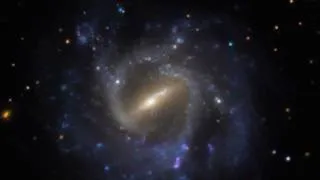 Hubble. Zoom into NGC 1073. HD 720p