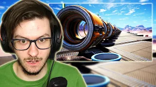 Daxellz Reacts to Lets Game It Out I Built a 600 Meter Human Cannon That Ends All Existence