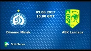 [LIVE] -  Динамо Минск - АЕК  Dinamo Minsk - AEK Larnaca| Europa League | 03.08.2017
