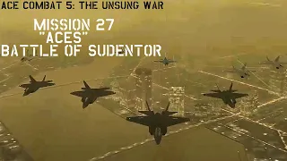 Ace Combat 5: The Unsung War Mission 27 "ACES" | Battle of Sudentor