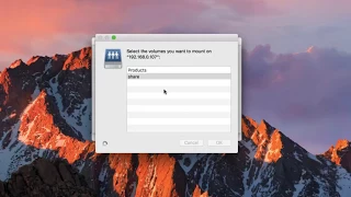 How to connect Mac to a Windows shared folder?