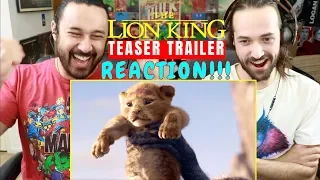 THE LION KING Official Teaser TRAILER REACTION!!!