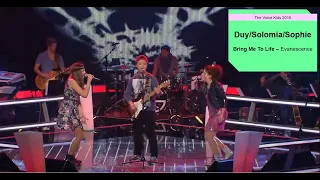 Duy, Solomia, Sophie - Bring Me To Life (Evanescence) The Voice Kids 2015 Short Version