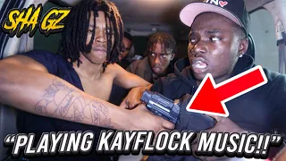 I PLAYED KAY FLOCK'S & SHA EK MUSIC IN FRONT OF SHA GZ AND THIS HAPPENED…