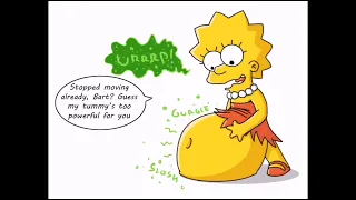 Lisa (Los Simpson) cómic vore