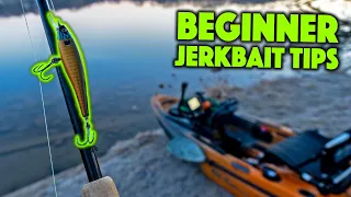 Spring Bass Fishing With Jerkbaits (BEGINNER TIPS)
