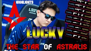 THE STAR OF ASTRALIS | Best of LUCKY | CS:GO HIGHLIGHTS