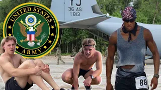 Young ATHLETES Attempt Without Practice | US ARMY FITNESS TEST