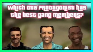 Which Gta Protagonist has the best Gang Members? Claude vs. Tommy vs. CJ