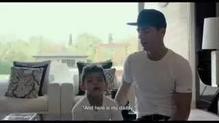 Cristiano Ronaldo teaches his son how to Pronounce his name