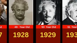 Albert Einstein - Transformation From 4 to 76 Years Old