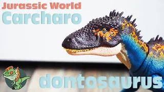 UNBOXING and REVIEW of Mattel JURASSIC WORLD Carcharodontosaurus