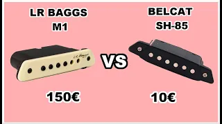 150€ VS 10€ ACOUSTIC PICKUPS COMPARISON