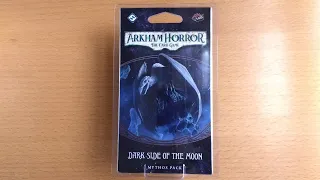 Dark Side of the Moon Mostly Spoiler Free Unboxing for Arkham Horror the Card Game