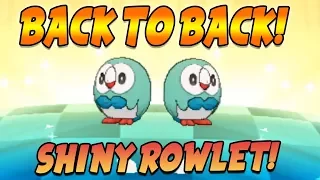 LIVE! Back to Back Shiny Rowlet highlight! 224/225 Eggs!