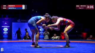 GOLD WW - 59 kg: T. RIZHKO (UKR) v. A. NICHITA (MDA)