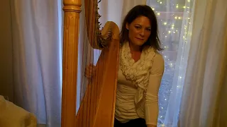 God Rest Ye Merry Gentlemen - Harp Instrumental - plus how I create an arrangement