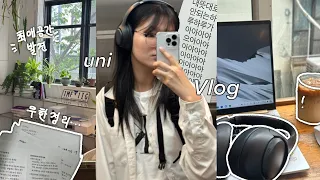 VLOG 📝 벼락치기 이게 되네..?(안되나) | 시험기간 공부 모음집 • 도서관 • 스터디카페 지박령 • 공부방법 • 아동센터 근로 • 대학생 시험기간 • uniexamvlog