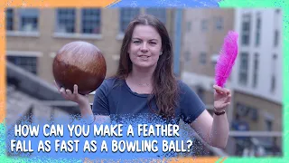 Which Is Quicker: Bowling Ball or Feather!? | Get On It | BBC Earth Kids