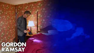 Gordon Ramsay Uses A Black Light In His Hotel Room | Hotel Hell