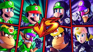 Mario Strikers Battle League - MARIO, LUIGI, DONKEY KONG, WALUIGI CUP BATTLES - WINNER? or LOSER?