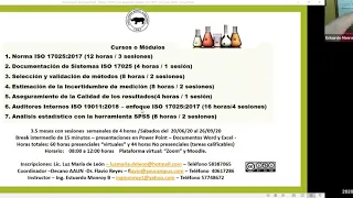 Auditorías Internas de Calidad ISO 19011:2018 para ISO 17025:2017. Módulo 6, sesión 1, parte única.