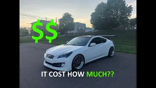 COST TO MODIFIED A GENESIS COUPE!