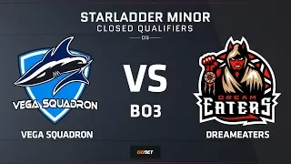 [RU] Vega vs Dreameaters | Map 1 – Mirage | CIS Minor Closed Qualifier – StarLadder Major 2019