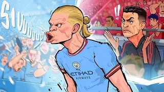 HIGHLIGHTS /HAALAND &FODEN HaT-TRICKS IN THE DERBY / MAN-CITY 6-3  Man united premier lengue