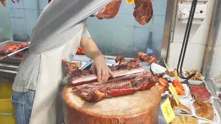 佐敦【極品燒乳豬】脆到不得了/$26食肉食到爽的燒味飯Hong Kong superb Roasted Suckling Pig ~so crispy/delicious siu-mei rice !