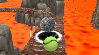 Sky Rolling Balls 3D - Gyrosphere Adventure SpeedRun Gameplay 2